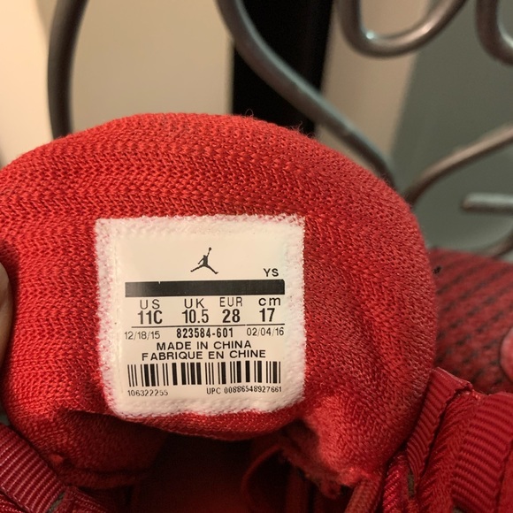 Jorden Horizon Red Sneakers- UNISEX - Picture 4 of 10